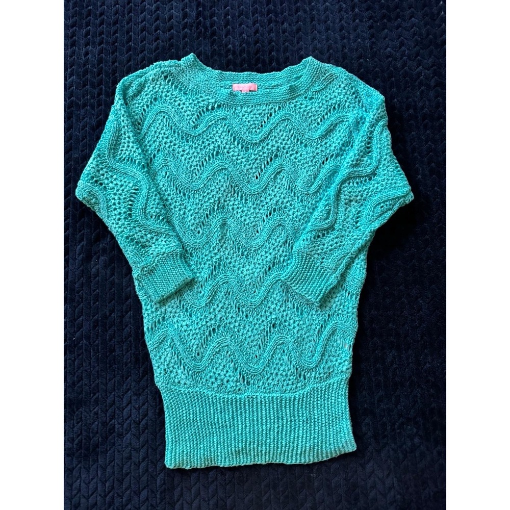 Lilly Pulitzer Women's Knit Like Beach Cover Up turquoise Blue Size Xs/S